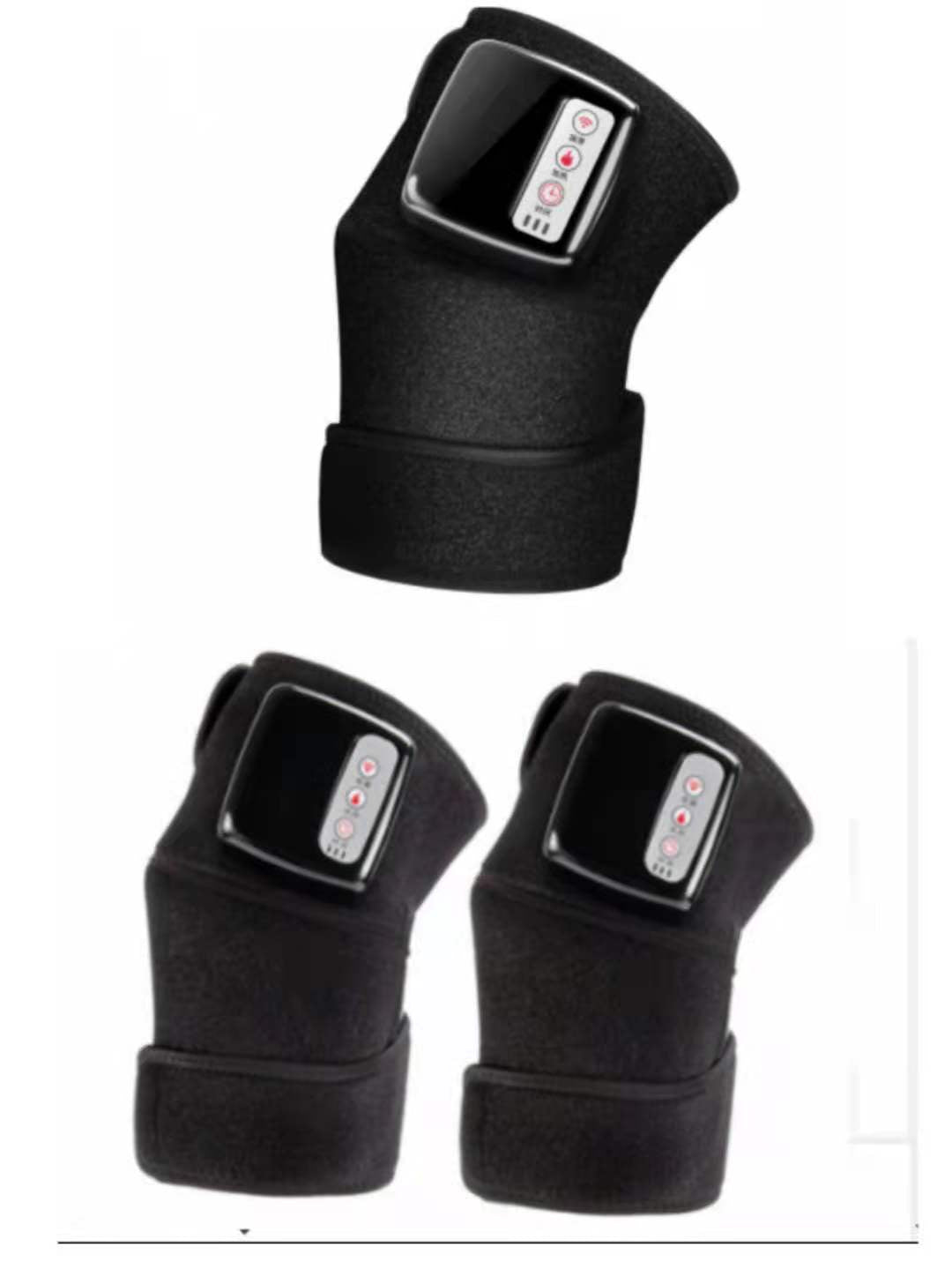 Genouillère Chauffante Infrarouge | Masseur Vibrant Anti-Douleur